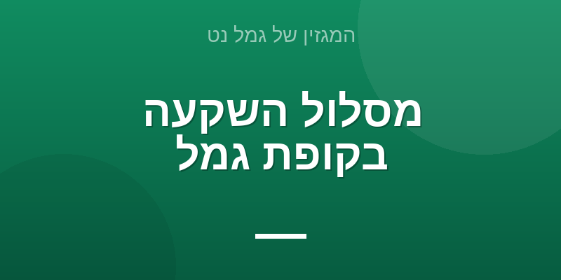 מסלול השקעה בקופת גמל